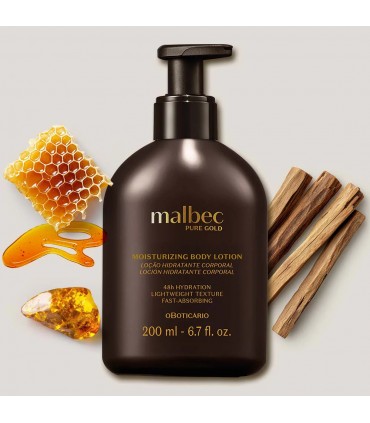 Niisutav kehalosjoon meestele Malbec Pure Gold