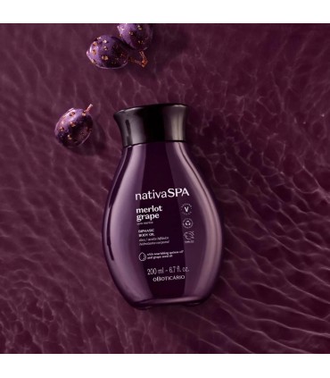 Kahefaasiline kehaõli Nativa Spa Uva Merlot (Merlot viinamarja)