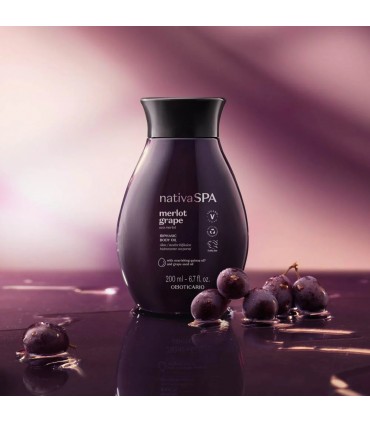 Kahefaasiline kehaõli Nativa Spa Uva Merlot (Merlot viinamarja)