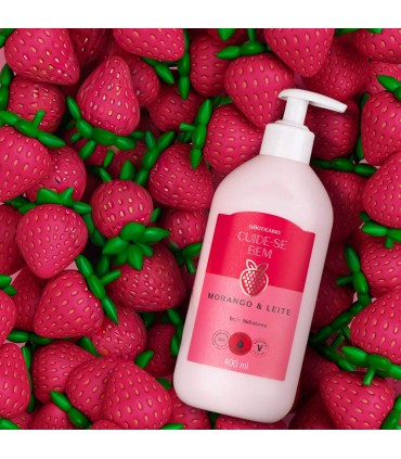 Niisutav kehapiim Cuide-se Bem Strawberry and Milk