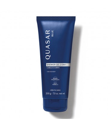 Meestele Quasar Blue Shower Gel kehale ja juustele