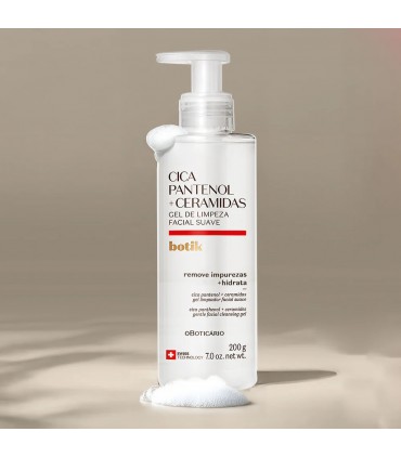 Мягкий очищающий гель Botik Cica Panthenol & Ceramides