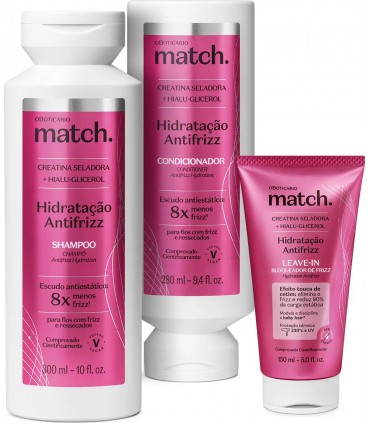 Шампунь от пушистости Match Anti-Frizz Hydration